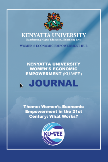 					View Vol. 1 No. 1 (2025): Kenyatta University Women’s Economic Empowerment (Ku-Wee) Journal
				